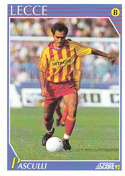 Pedro Pablo Pasculli Lecce Score 92 Seria A #302